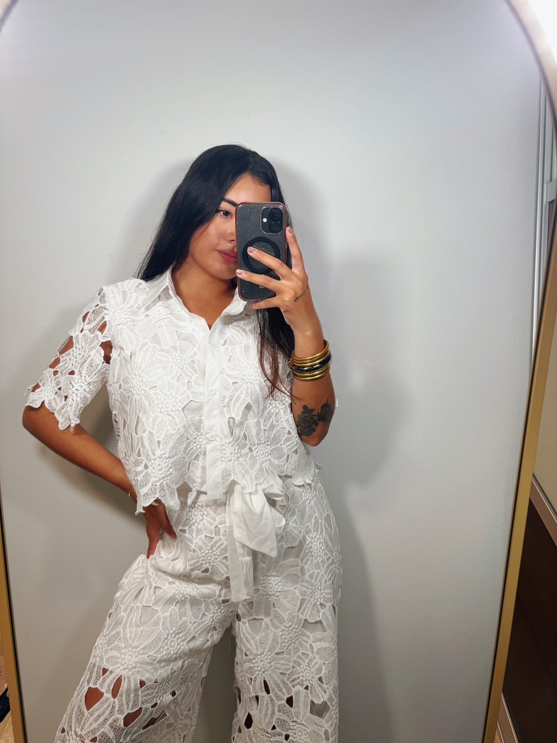 Lace Pant Set