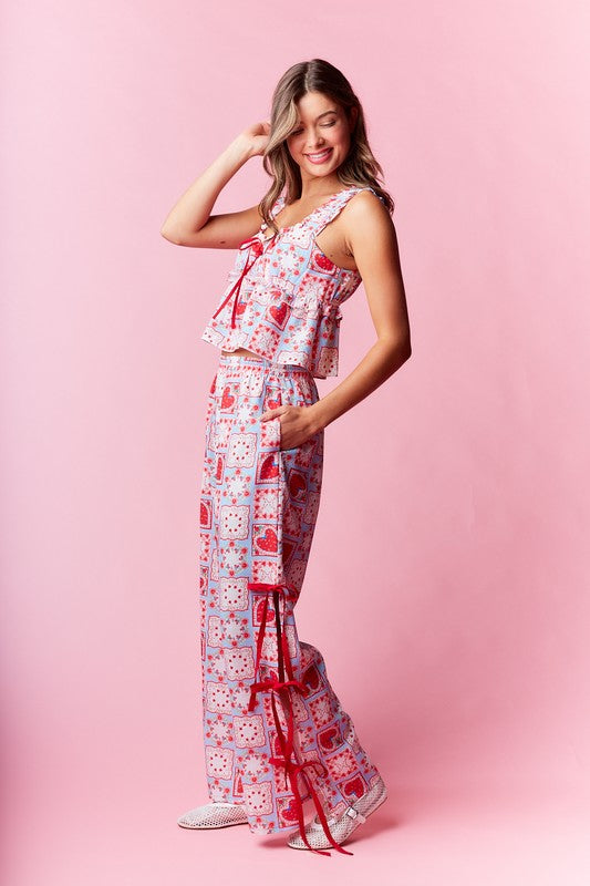 Strawberry Quilt Pants