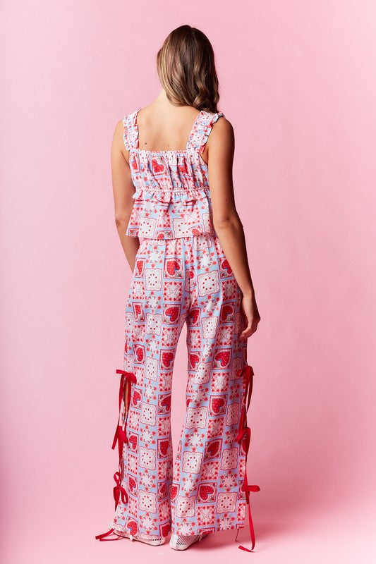 Strawberry Quilt Pants