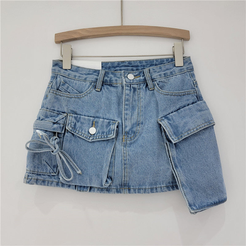 Denim Skort