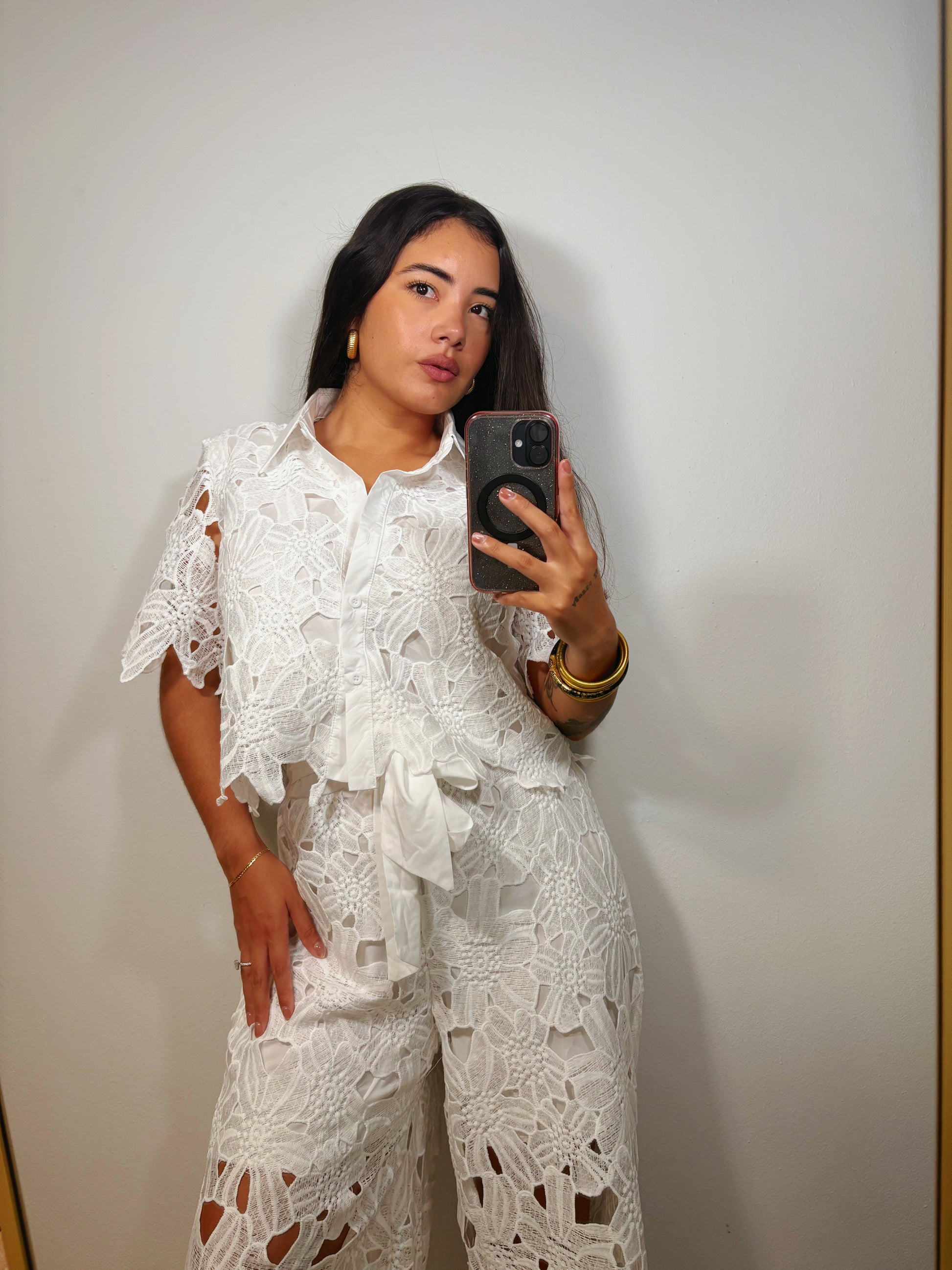 Lace Pant Set