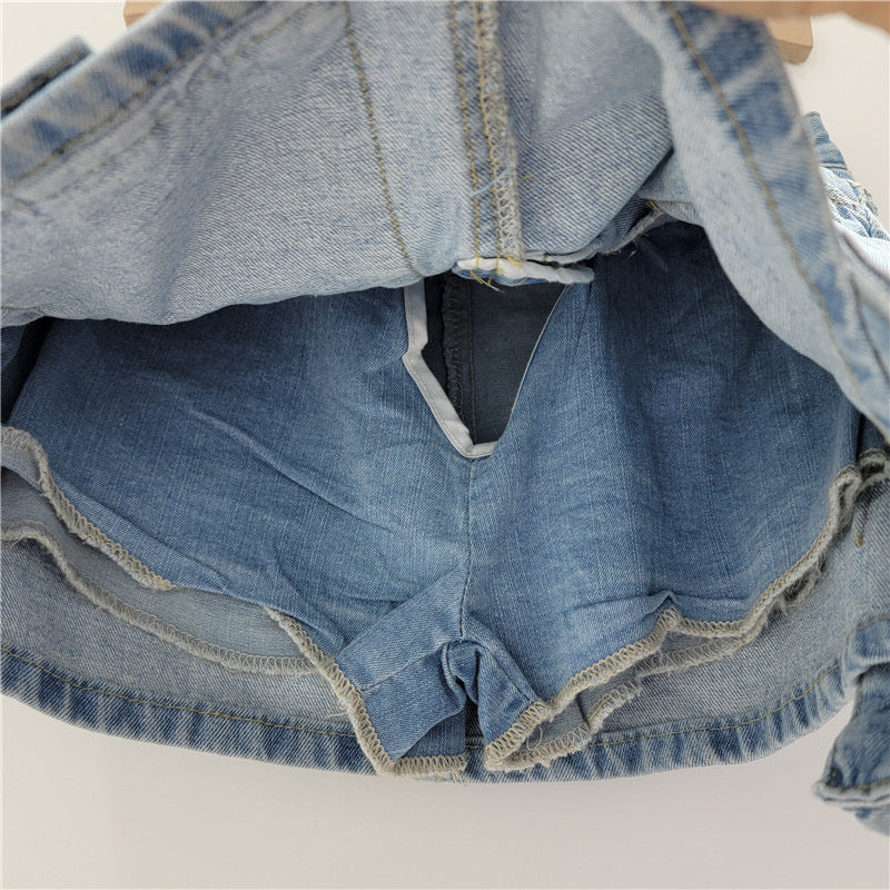 Denim Skort
