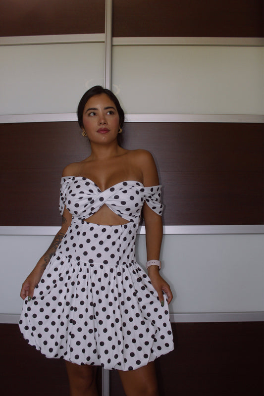 Polka Dot Mini Dress